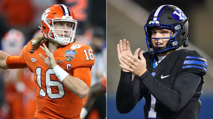 Trevor Lawrence and Zach Wilson